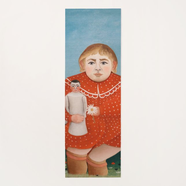 Henri Rousseau - Child with a Doll Yoga Mat (Back)