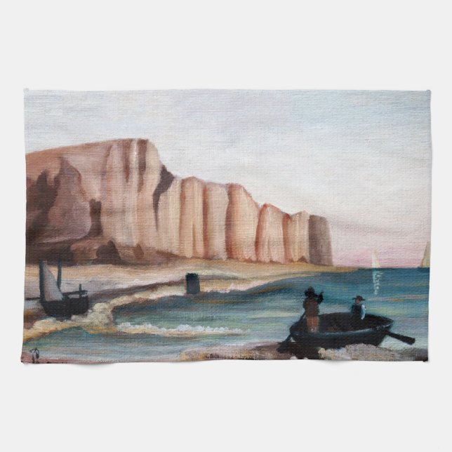 Henri Rousseau - Cliffs Kitchen Towel (Horizontal)
