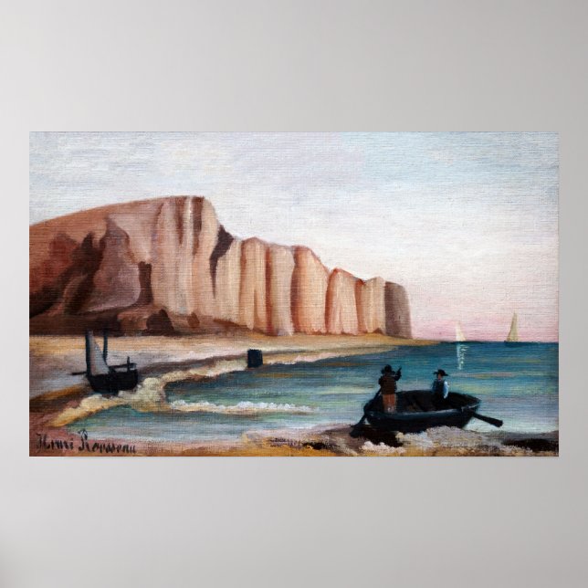 Henri Rousseau - Cliffs Poster (Front)