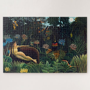 Henri Rousseau Dream Jungle Art Jigsaw Puzzle