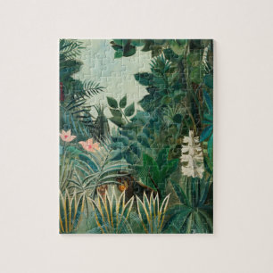 Henri Rousseau, Equatorial Jungle Vintage Tropic Jigsaw Puzzle