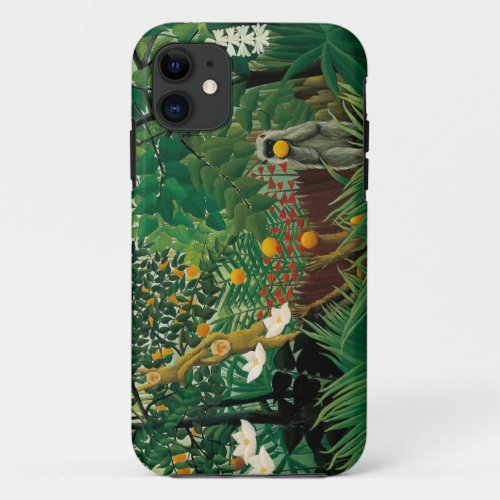 Henri Rousseau Exotic Landscape iPhone Case