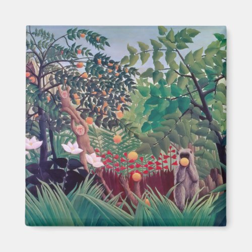 Henri Rousseau - Exotic Landscape Magnet