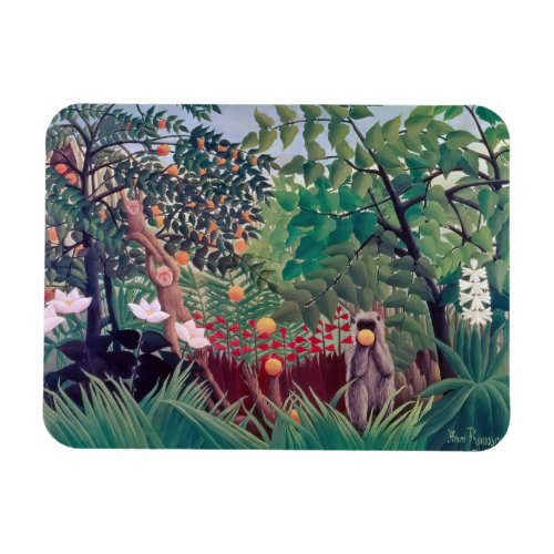 Henri Rousseau - Exotic Landscape Magnet