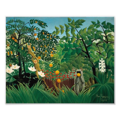 Henri Rousseau Exotic Landscape Print