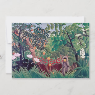 Henri Rousseau - Exotic Landscape Thank You Card