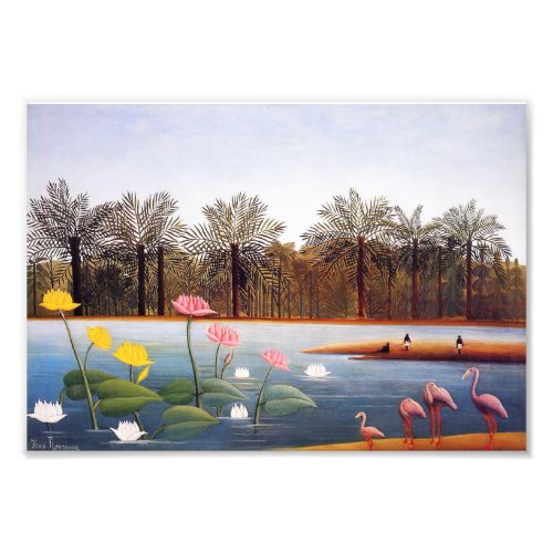 Henri Rousseau Flamingoes Print