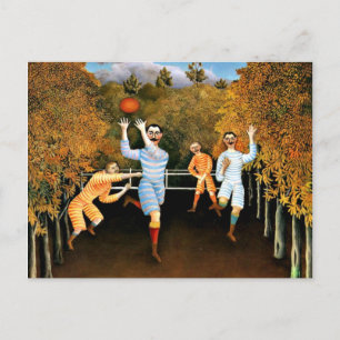 Henri Rousseau - Football Players, Postcard