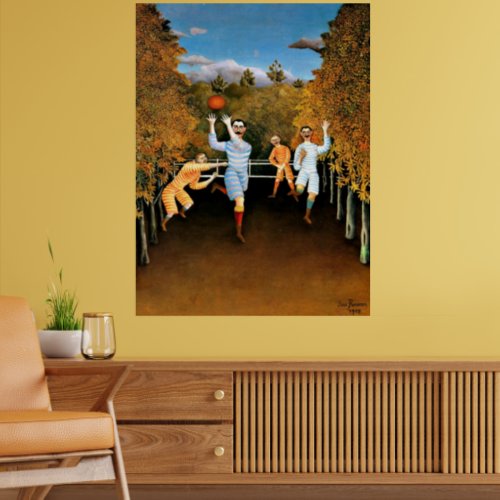 Henri Rousseau _ Football Players Poster