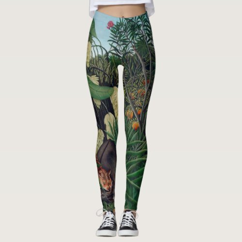 Henri Rousseau Jungle Leggings