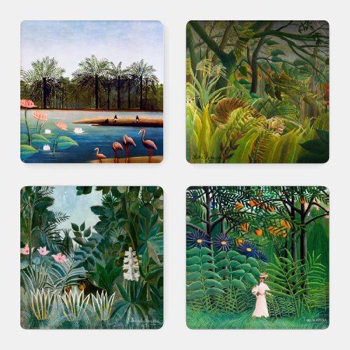 Henri Rousseau _ Jungle Masterpieces Selection Coaster Set
