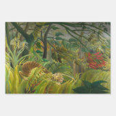 Henri Rousseau - Jungle Masterpieces Selection Wrapping Paper Sheets (Front 3)