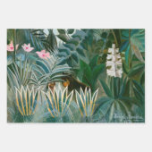 Henri Rousseau - Jungle Masterpieces Selection Wrapping Paper Sheets (Front 2)