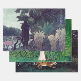 Henri Rousseau - Jungle Masterpieces Selection Wrapping Paper Sheets