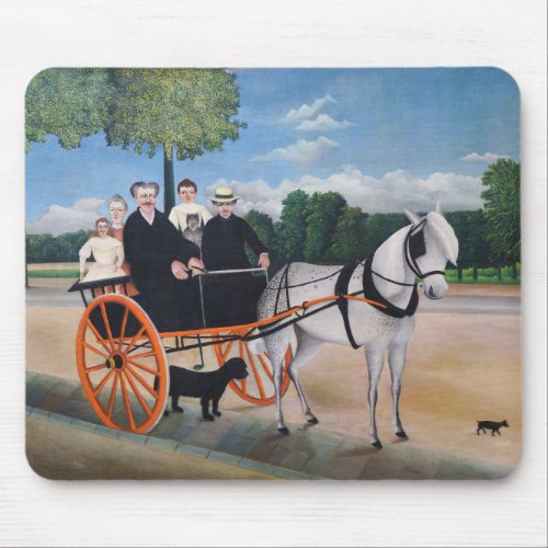 Henri Rousseau _ La Carriole de Pere Junier Mouse Pad