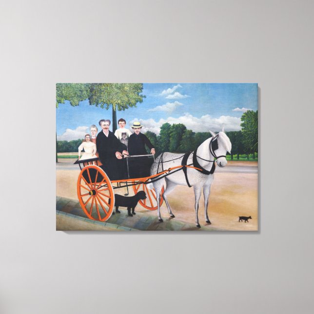 Henri Rousseau - La Carriole du pere Junier Canvas Print (Front)