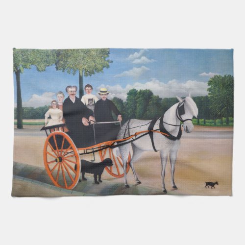 Henri Rousseau _ La Carriole du pere Junier Kitchen Towel