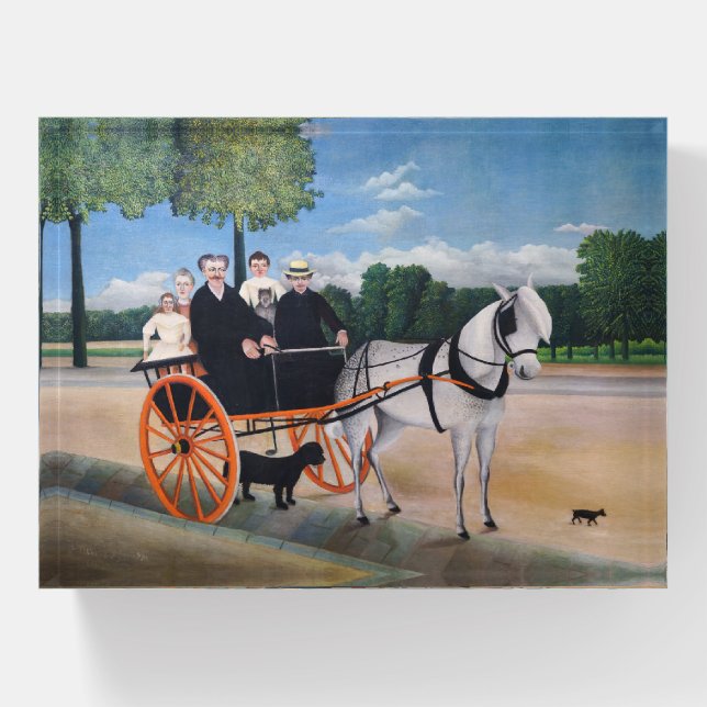 Henri Rousseau - La Carriole du pere Junier Paperweight (Front)