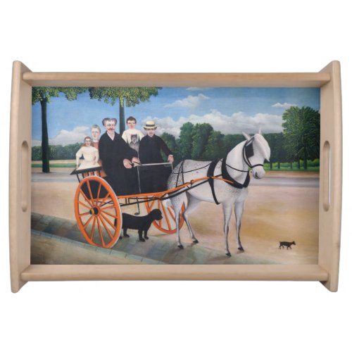 Henri Rousseau _ La Carriole du pere Junier Serving Tray