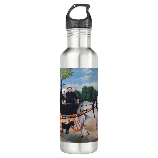 Henri Rousseau - La Carriole du pere Junier Stainless Steel Water Bottle (Front)