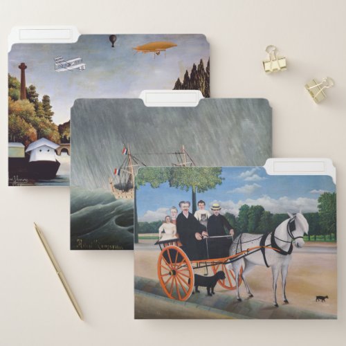 Henri Rousseau _ Masterpieces Selection File Folder