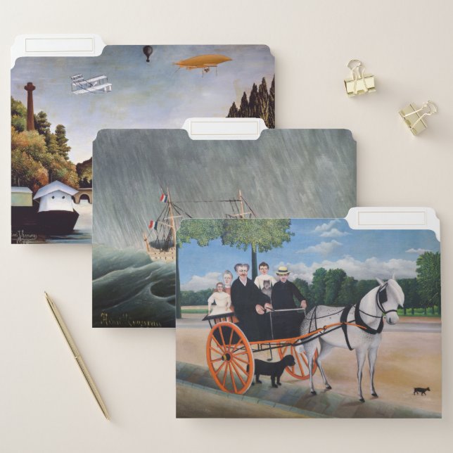 Henri Rousseau - Masterpieces Selection File Folder (Set)