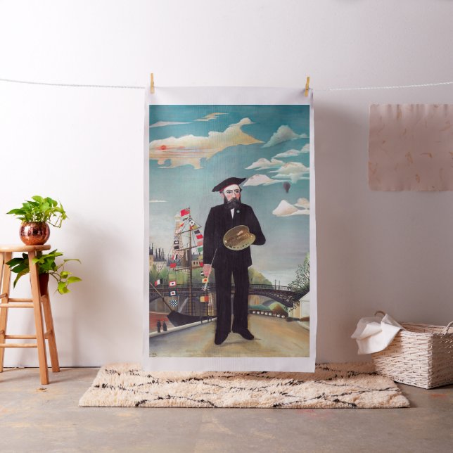 Henri Rousseau - Myself Portrait-Landscape Fabric (In Situ)