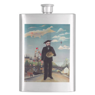 Henri Rousseau - Myself Portrait-Landscape Flask