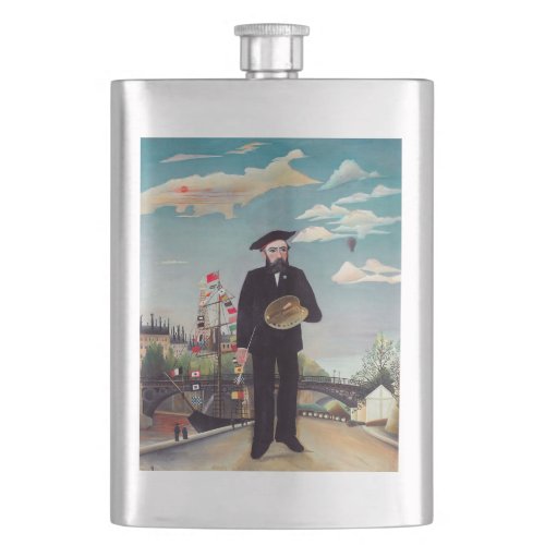 Henri Rousseau _ Myself Portrait_Landscape Flask