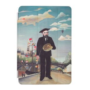 Henri Rousseau - Myself Portrait-Landscape iPad Mini Cover