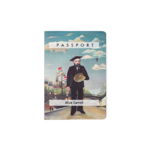 Henri Rousseau - Myself Portrait-Landscape Passport Holder