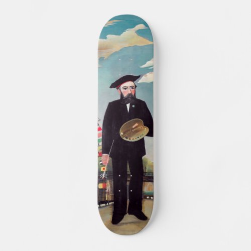 Henri Rousseau _ Myself Portrait_Landscape Skateboard