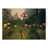 Henri Rousseau- Negro Attacked by a Jaguar (Front Horizontal)