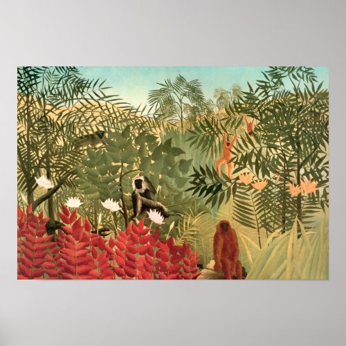 Henri Rousseau Painting Poster