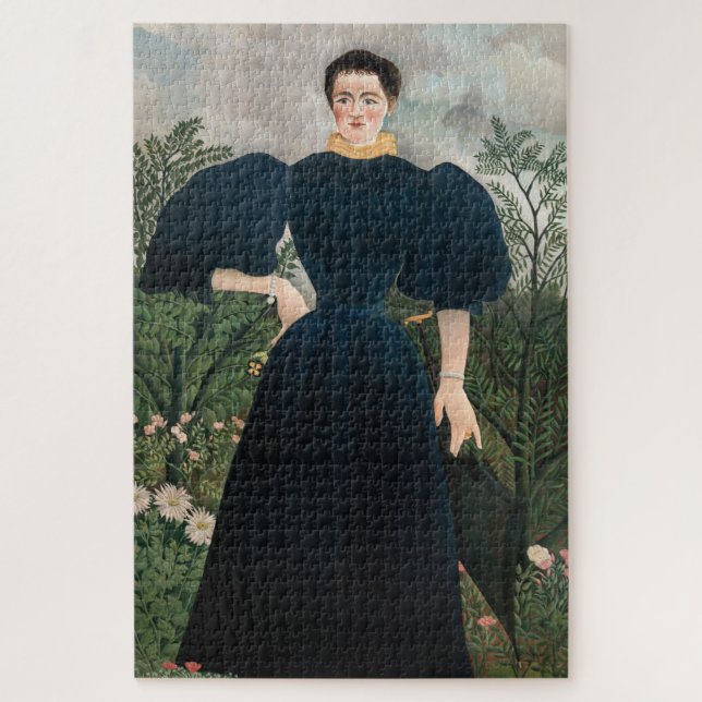 Henri Rousseau - Portrait of Madame M. Jigsaw Puzzle (Vertical)