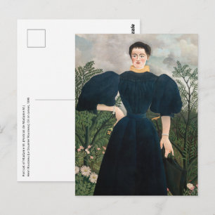 Henri Rousseau - Portrait of Madame M. Postcard