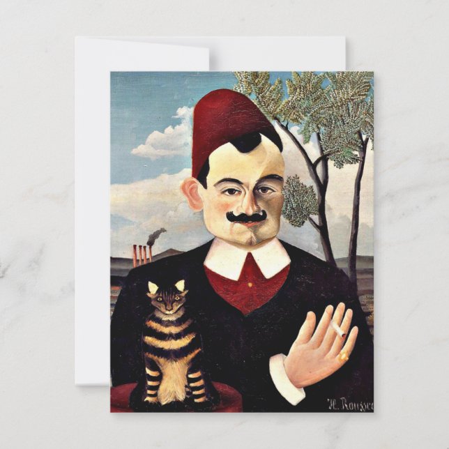 Henri Rousseau - Portrait of Monsieur X, Card (Front)