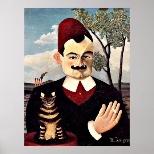 Henri Rousseau _ Portrait of Monsieur X Poster