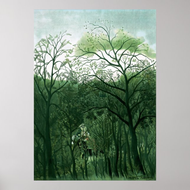 Henri Rousseau - Rendezvous in the Forest Poster (Front)