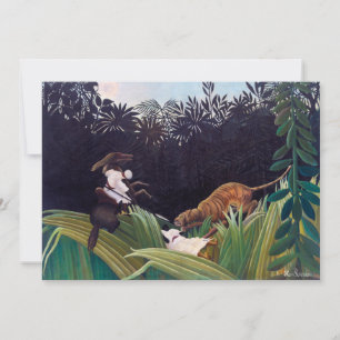 Henri Rousseau - Scouts Attacked by a Tiger Thank You Card