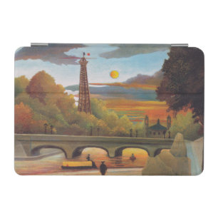 Henri Rousseau - Seine and Eiffel Tower in Sunset iPad Mini Cover