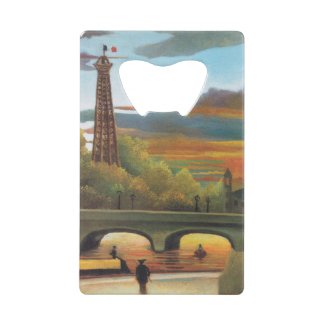 Henri Rousseau Seine and Eiffel-tower in the Sun