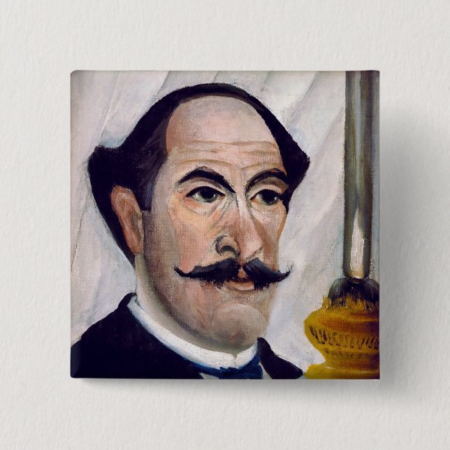 Henri Rousseau - Self Portrait Button (Front)