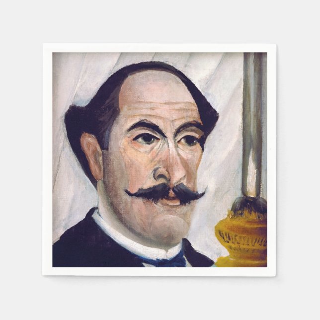 Henri Rousseau - Self Portrait Napkins (Front)
