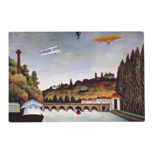 Henri Rousseau - Sevres bridge & hills of Clamart Placemat