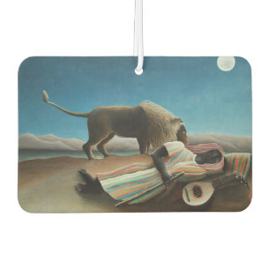 Henri Rousseau Sleeping Gypsy Lion Painting Air Freshener