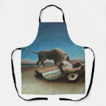 Henri Rousseau Sleeping Gypsy Lion Painting Apron
