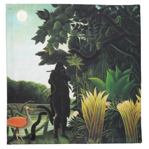 Henri Rousseau Snake Charmer Napkins