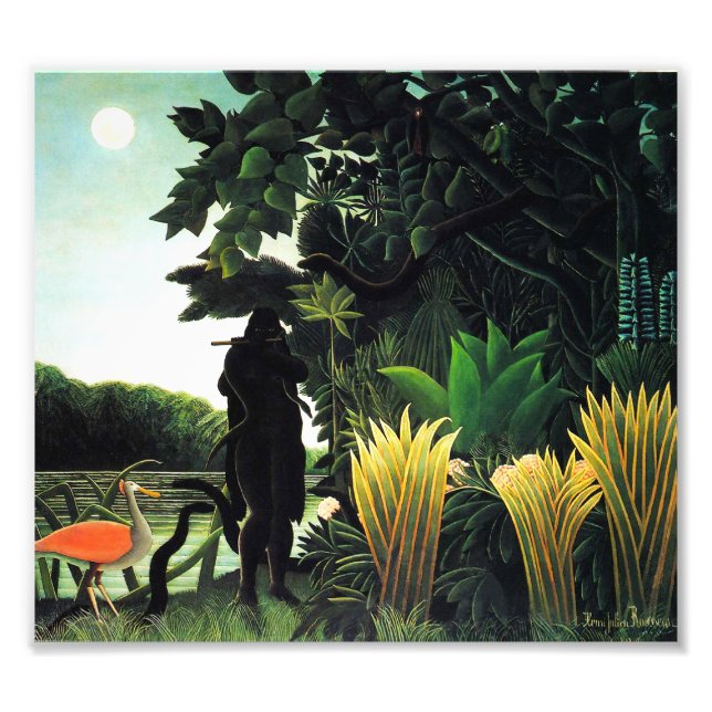 Henri Rousseau Snake Charmer Print (Front)