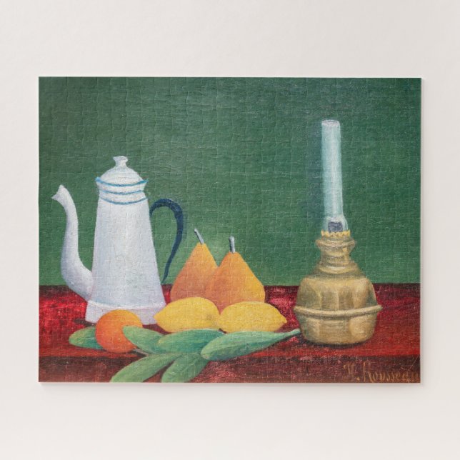 Henri Rousseau - Still Life with Coffee Pot Jigsaw Puzzle (Horizontal)